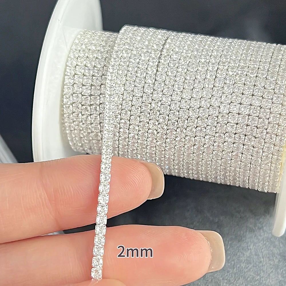 Wholesale CZ Tennis Chain by the Meter | Gold Filled & S925 Silver