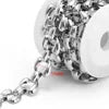 Chunky Round & Flower Chain by the Meter | Stainless Steel