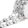 Chunky Round & Flower Chain by the Meter | Stainless Steel
