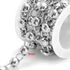 Chunky Round & Flower Chain by the Meter | Stainless Steel