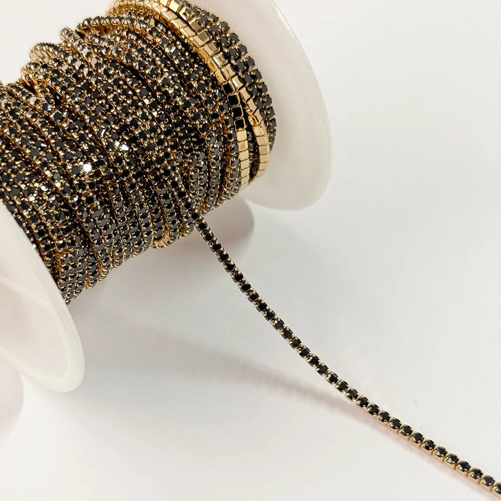 Wholesale CZ Tennis Chain by the Meter | Gold Filled & S925 Silver