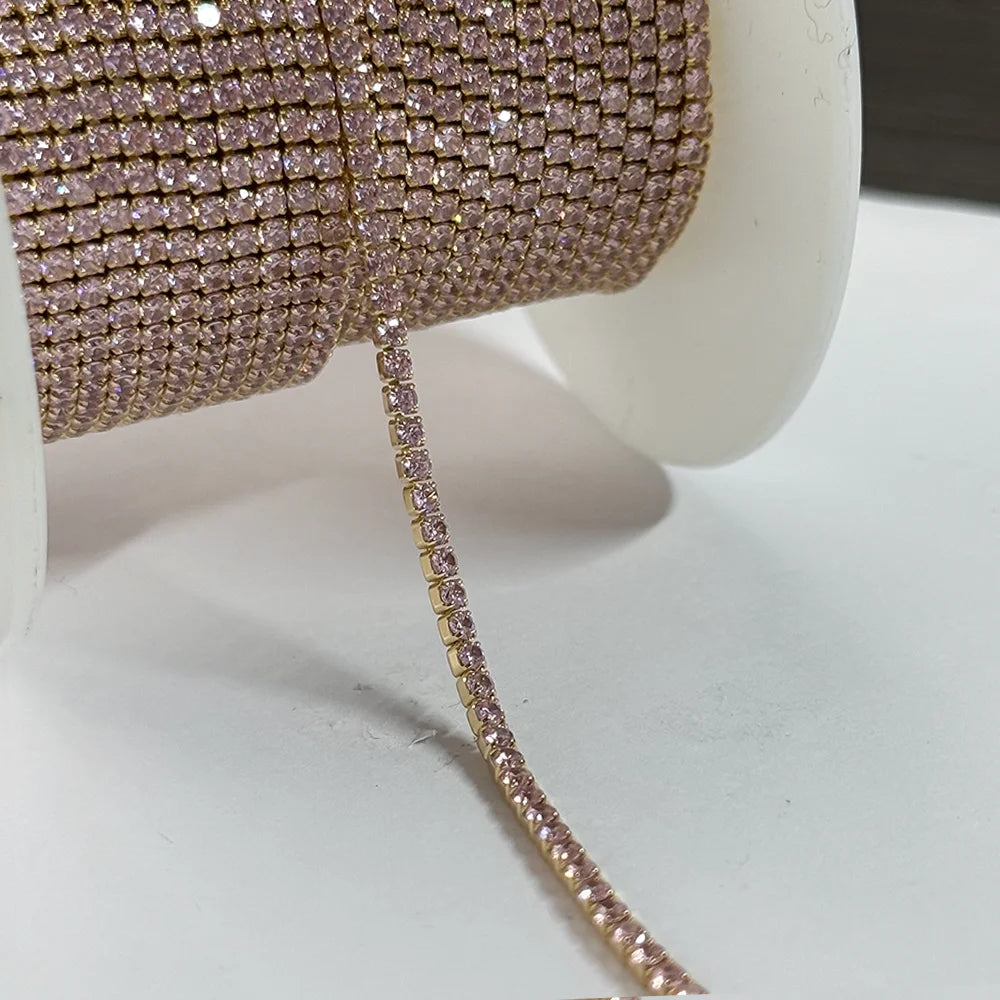 Wholesale CZ Tennis Chain by the Meter | Gold Filled & S925 Silver