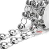 Chunky Round & Flower Chain by the Meter | Stainless Steel