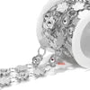 Chunky Round & Flower Chain by the Meter | Stainless Steel